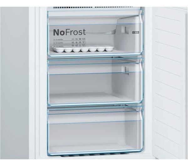 BOSCH KGN36XW35G 60/40 Fridge Freezer - White - Image 5