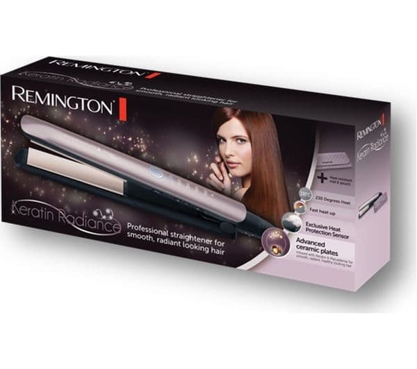 REMINGTON Keratin Radiance S8596 Hair Straightener - Purple - Image 3