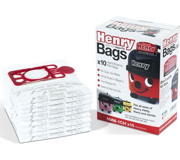NUMATIC Genuine Henry Dust Bags - Pack of 10 - Image 1