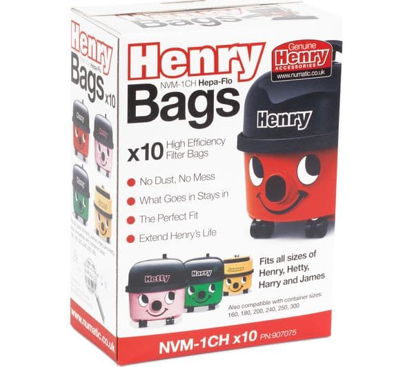 NUMATIC Genuine Henry Dust Bags - Pack of 10 - Image 3