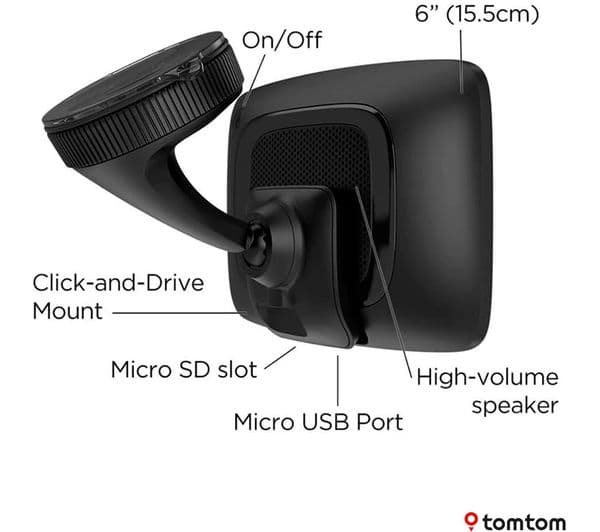 TOMTOM GO Navigator 6" Sat Nav - Worldwide Maps - Image 3