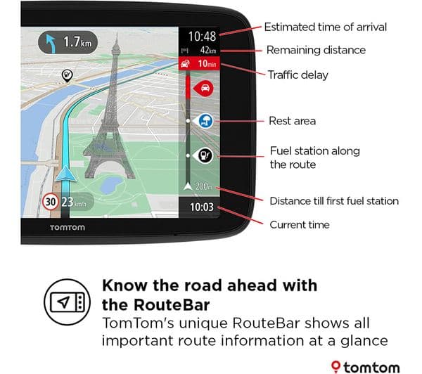 TOMTOM GO Navigator 6" Sat Nav - Worldwide Maps - Image 4