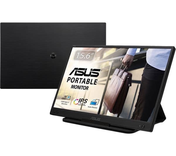 ASUS ZenScreen MB166C Full HD 15.6" IPS LED Portable Monitor - Black - Image 1