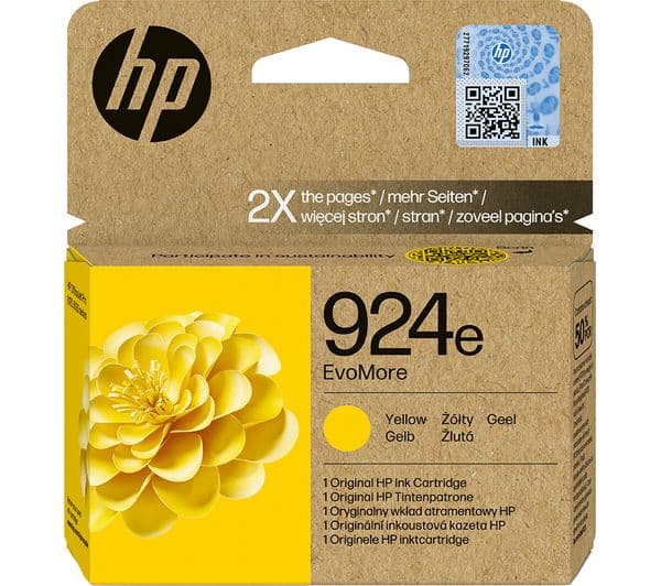 HP 924e EvoMore Yellow Ink Cartridge - Image 1