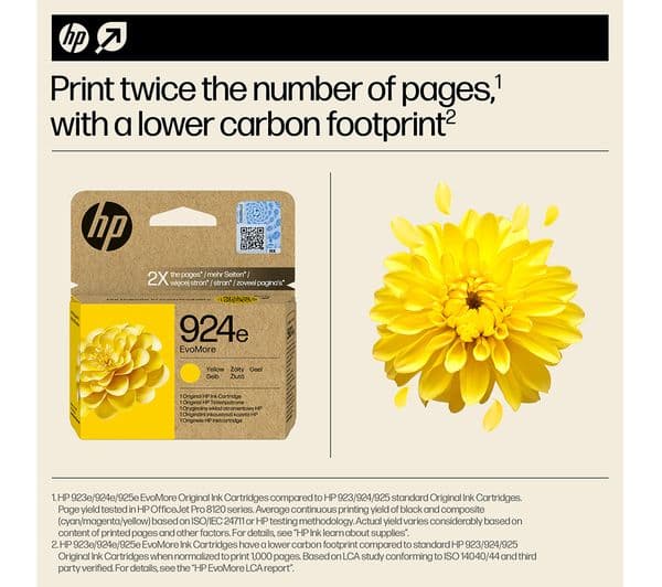 HP 924e EvoMore Yellow Ink Cartridge - Image 4