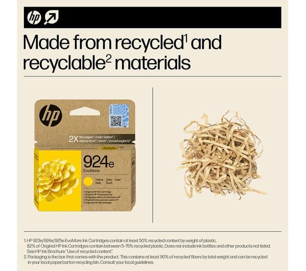 HP 924e EvoMore Yellow Ink Cartridge - Image 9