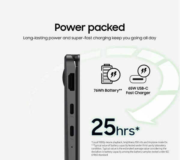 Samsung Galaxy Book5 Pro 360 16" 2 in 1 Laptop - Intel® Core™ Ultra 7, 1 TB SSD, Grey - Image 5