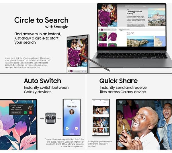 Samsung Galaxy Book5 Pro 360 16" 2 in 1 Laptop - Intel® Core™ Ultra 7, 1 TB SSD, Grey - Image 8