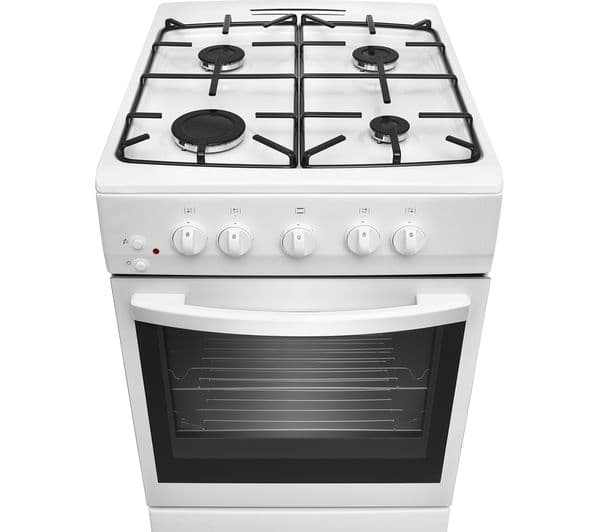 ESSENTIALS CFSGWH17 50 cm Gas Cooker - White - Image 3