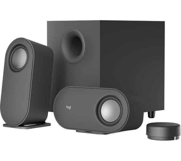 LOGITECH Z407 2.1 Wireless PC Speakers - Black - Image 1