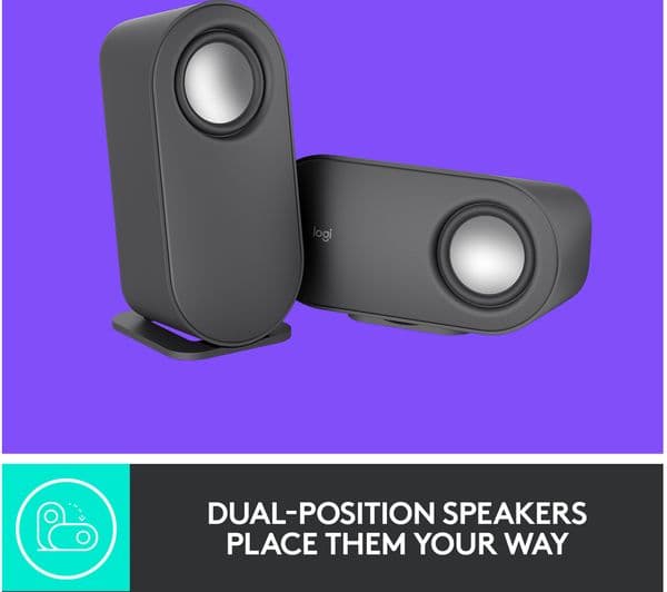 LOGITECH Z407 2.1 Wireless PC Speakers - Black - Image 7