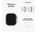 APPLE Watch Ultra Cellular  Ocean Band, 49 mm - Titanium White  thumbnail 8