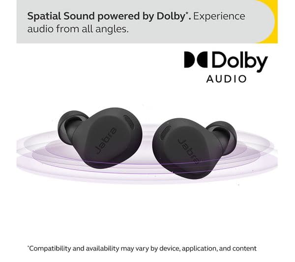 JABRA Elite 8 Active Wireless Bluetooth Noise-Cancelling Earbuds - Black - Image 9