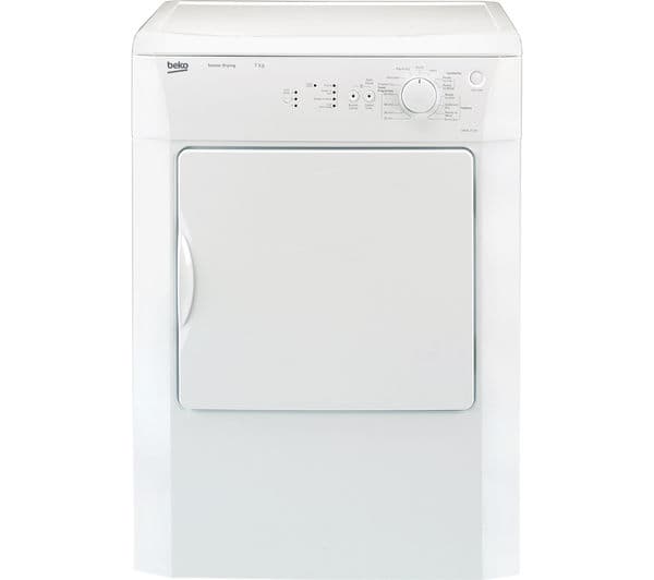 BEKO DRVS73W Vented Tumble Dryer - White - Image 1