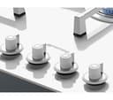 SMEG Linea PV175CB Gas Hob - White thumbnail 5