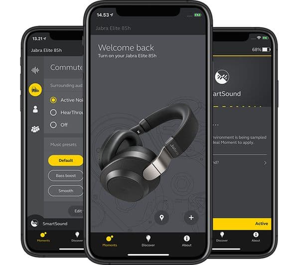 JABRA Elite 85h Wireless Bluetooth Noise-Cancelling Headphones - Gold Beige - Image 6