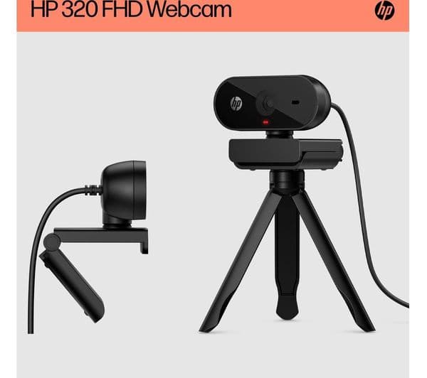 HP 320 Webcam Black - Image 8