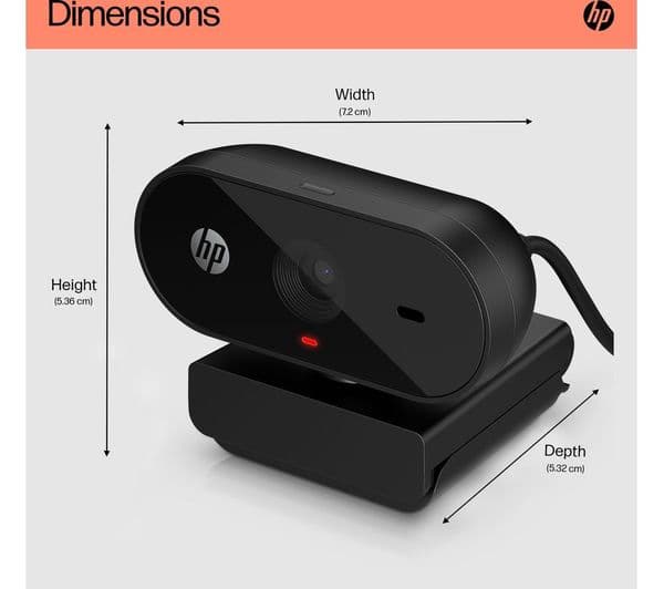 HP 320 Webcam Black - Image 9