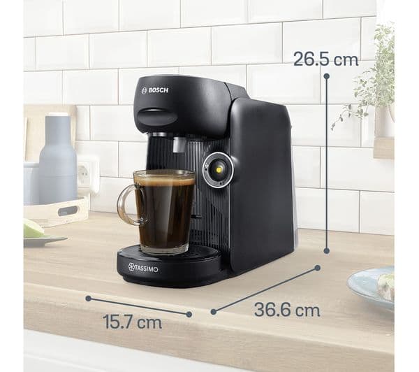 TASSIMO by Bosch Finesse TAS16B2GB Coffee Machine - Black - Image 8