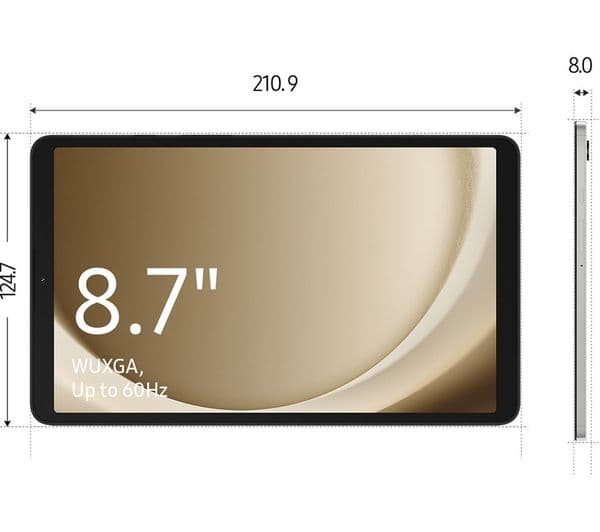 SAMSUNG Galaxy Tab A9 8.7" Tablet - 64 GB, Silver - Image 3