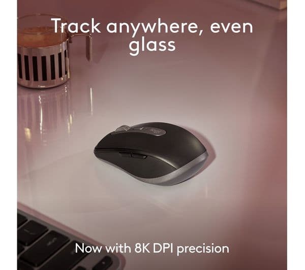 LOGITECH MX Anywhere 3S for Mac Wireless Darkfield Mouse - Pale Grey - Image 2