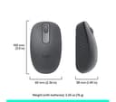 Logitech M196 Wireless Mouse - Graphite thumbnail 8