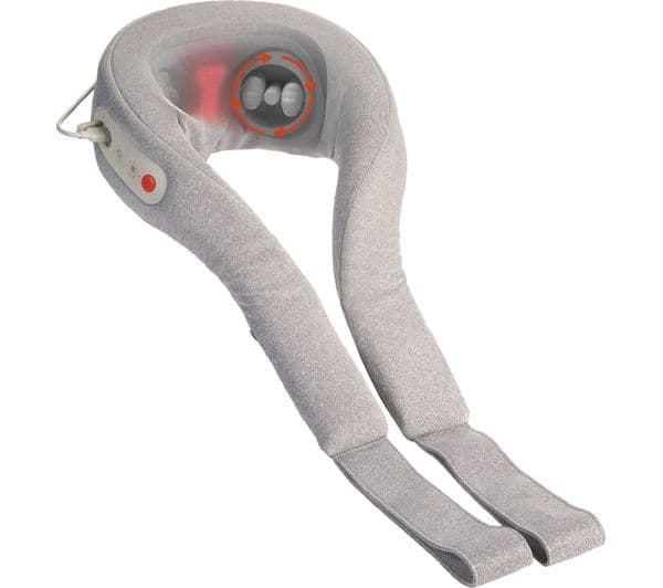 SHARPER IMAGE Realtouch Shiatsu Neck Massager - Grey - Image 1