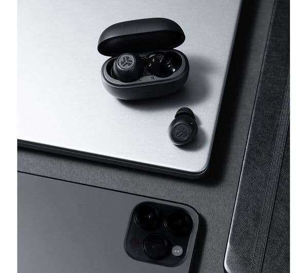 JLab Go Pop ANC Earbuds Black - Image 4