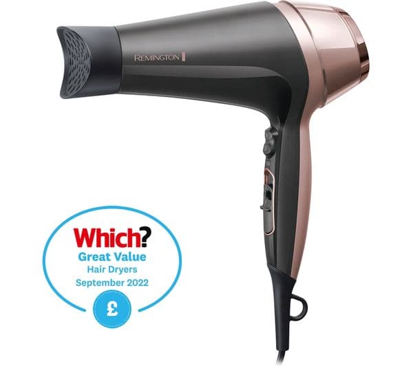 REMINGTON Curl and Straight Confidence D5706 Hair Dryer - Grey & Rose Gold - Image 2