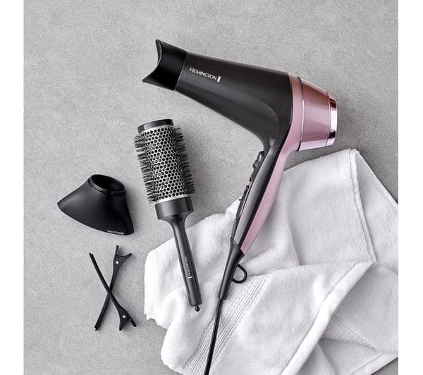 REMINGTON Curl and Straight Confidence D5706 Hair Dryer - Grey & Rose Gold - Image 3
