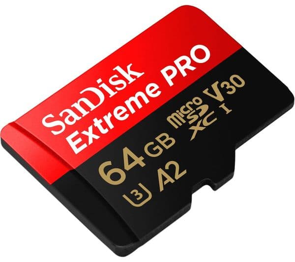 SANDISK Extreme Pro Class 10 microSDXC Memory Card - 64 GB - Image 2
