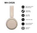 Sony WH-CH520 Headphones Beige thumbnail 8