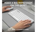 Logitech Pebble 2 MK380 Wireless Keyboard Mouse Set White thumbnail 8