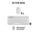 Logitech Pebble 2 MK380 Wireless Keyboard Mouse Set White thumbnail 10