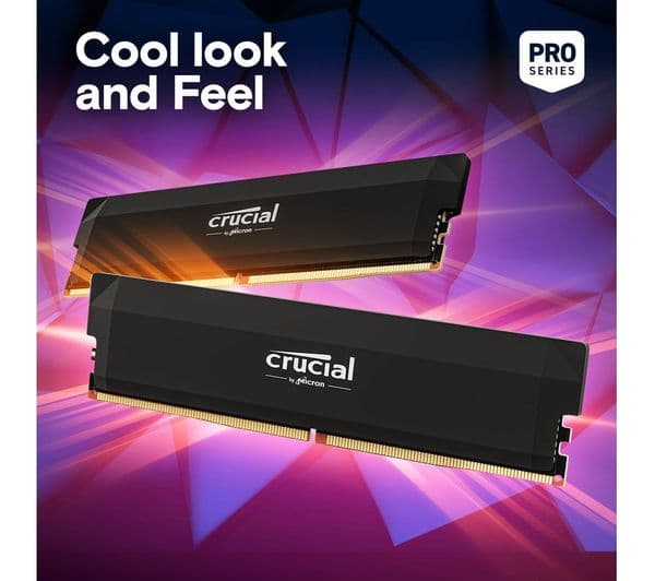 CRUCIAL Pro Overclocking 32 GB 6000 MHz DDR5 Memory Kit - 16 GB x 2 - Black - Image 2