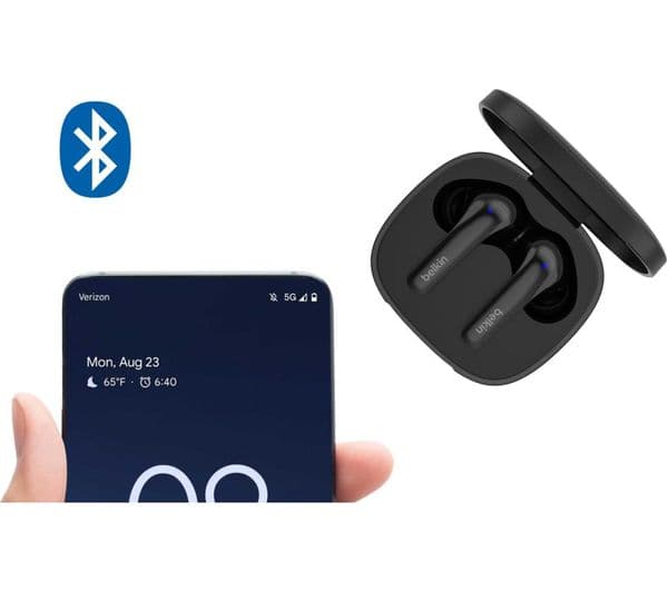 BELKIN SoundForm Motion Wireless Bluetooth Earbuds - Black - Image 6