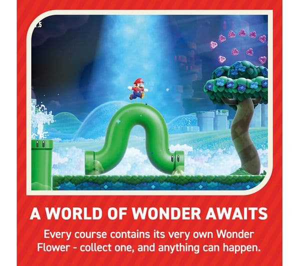Nintendo Switch OLED White & Super Mario Bros. Wonder Bundle with Nintendo Switch Online 12 Month Membership - Image 6