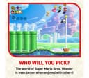 Nintendo Switch OLED White & Super Mario Bros. Wonder Bundle with Nintendo Switch Online 12 Month Membership thumbnail 7