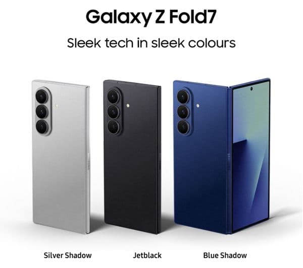 Samsung Galaxy Z Fold7 1TB, AI Foldable Phone, 200MP Camera, Jet Black - Image 2