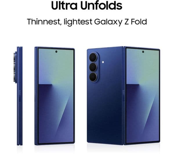 Samsung Galaxy Z Fold7 1TB, AI Foldable Phone, 200MP Camera, Jet Black - Image 3