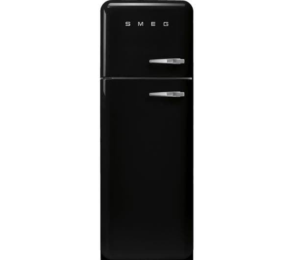 SMEG FAB30LBL5UK 70/30 Fridge Freezer - Black - Image 1