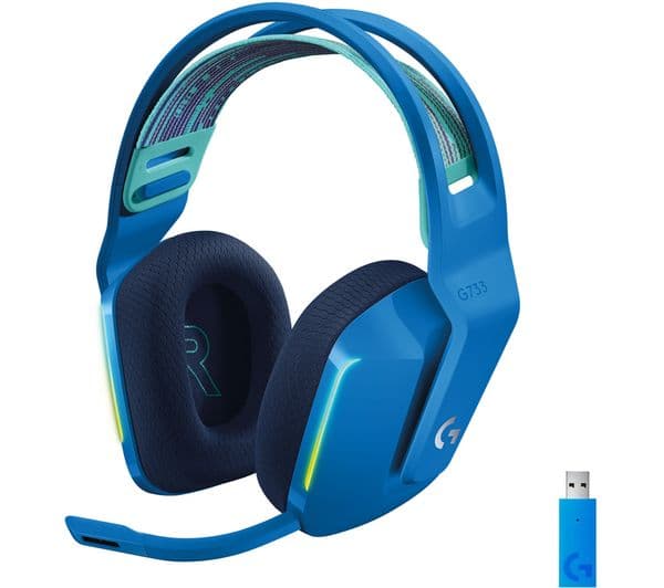 LOGITECH G733 LIGHTSPEED Wireless Gaming Headset - Blue - Image 1
