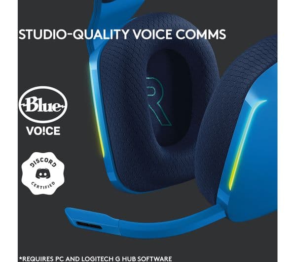 LOGITECH G733 LIGHTSPEED Wireless Gaming Headset - Blue - Image 9