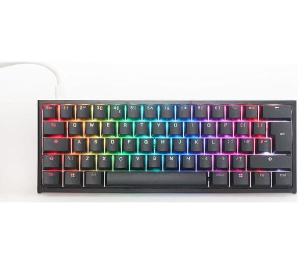 DUCKY One2 Pro Mini Mechanical Gaming Keyboard - Black - Red Switches - Image 4
