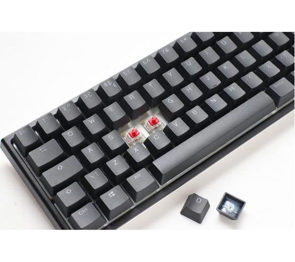 DUCKY One2 Pro Mini Mechanical Gaming Keyboard - Black - Red Switches - Image 7