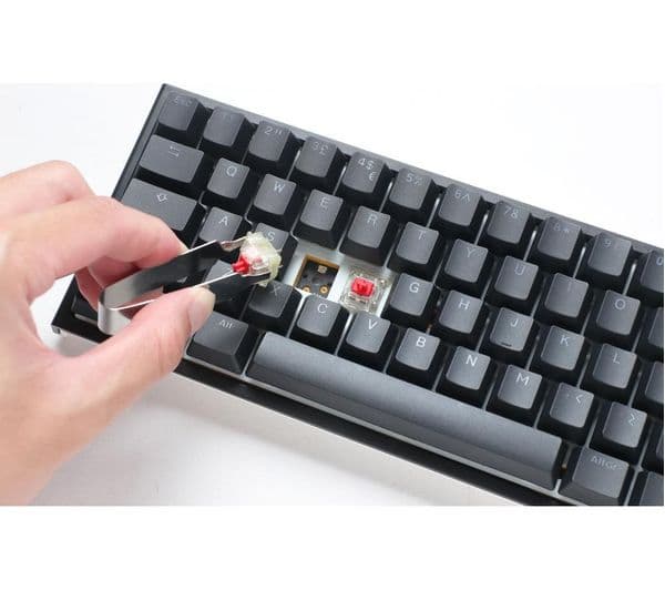 DUCKY One2 Pro Mini Mechanical Gaming Keyboard - Black - Red Switches - Image 10