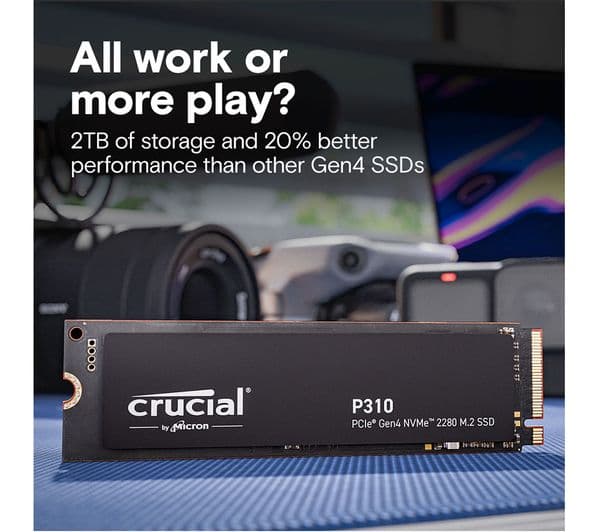 Crucial P310 2TB PCIe 4.0 NVMe - Image 3