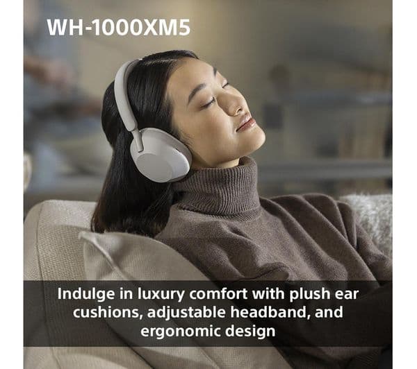 Sony WH-1000XM5 Headphones Midnight Blue - Image 8