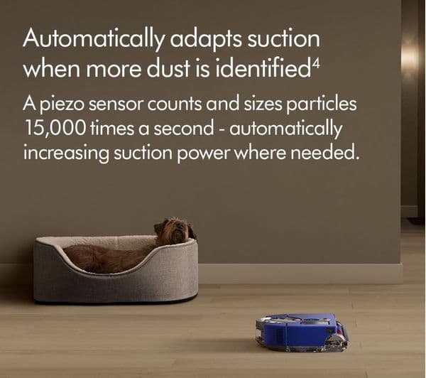 DYSON 360 Vis Nav Robot Vacuum Cleaner - Blue & Nickel - Image 3