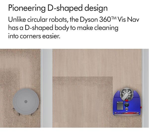 DYSON 360 Vis Nav Robot Vacuum Cleaner - Blue & Nickel - Image 4